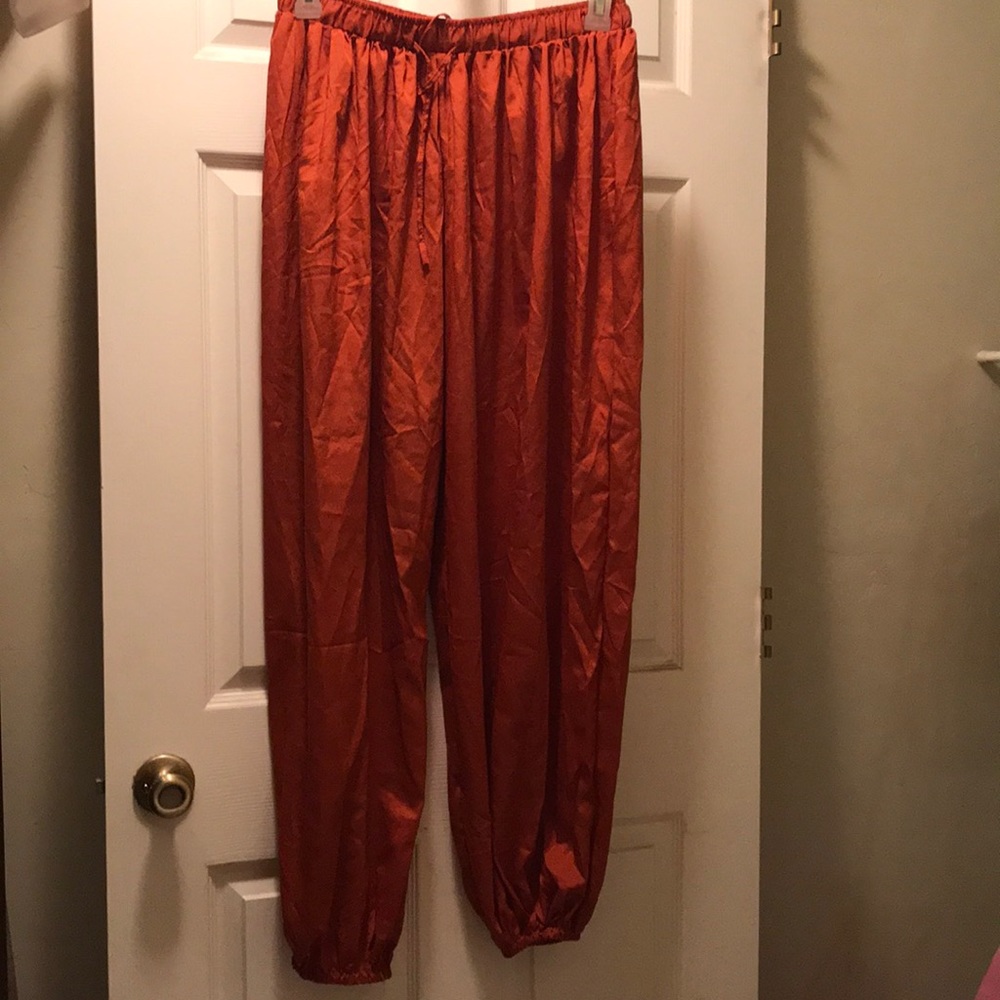 Silky parachute pants xxl